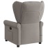 Sillón reclinable de masaje eléctrico tela gris
