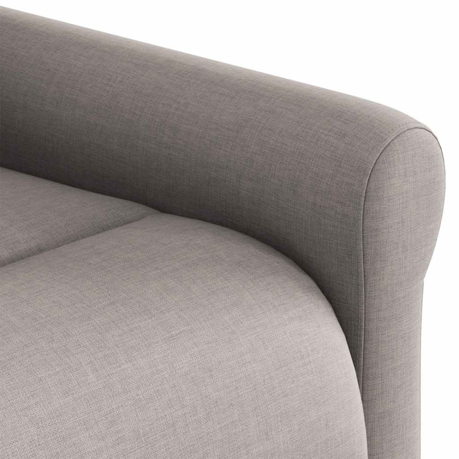 Sillón reclinable de masaje eléctrico tela gris