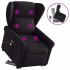 Sillón reclinable de masaje elevable tela