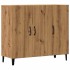 Aparador de madera de ingeniería roble artisan 90x34x80