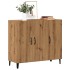 Aparador de madera de ingeniería roble artisan 90x34x80
