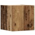Conjunto de mueble de TV 5 piezas montado la pared madera