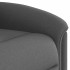Sillón reclinable elevable de tela gris