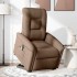 Sillón de masaje eléctrico reclinable elevable tela