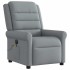 Sillón reclinable de masaje eléctrico tela gris