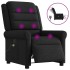 Sillón reclinable de masaje eléctrico tela