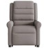 Sillón reclinable de masaje elevable tela gris