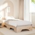 Estructura de cama sin colchón apilable 80x200 cm madera