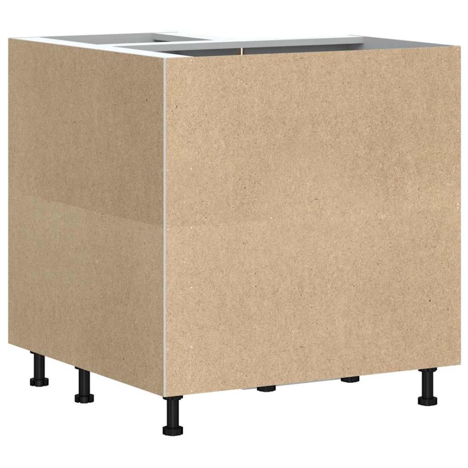 Mueble bajo esquinero de cocina Lucca marrón