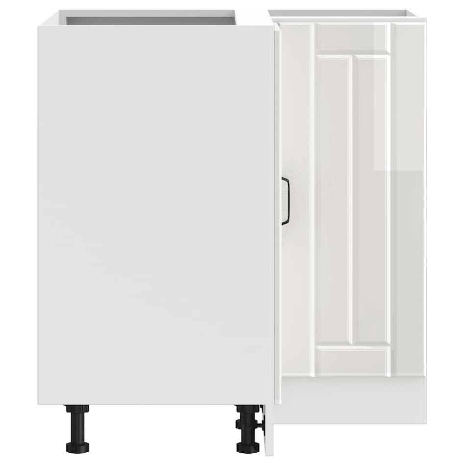 Mueble bajo esquina de cocina Lucca alto brillo