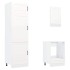 Mueble de cocina Kalmar blanco 7 piezas madera