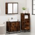 Set de muebles baño 3 pzas madera contrachapada roble