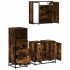 Set de muebles baño 3 pzas madera contrachapada roble