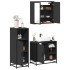 Juego de muebles de baño 3 pzas madera contrachapada