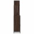 Set de muebles baño 4 pzas madera contrachapada roble