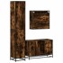 Set de muebles baño 3 pzas madera contrachapada roble