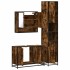 Set de muebles baño 3 pzas madera contrachapada roble
