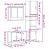 Set de muebles baño 3 pzas madera contrachapada roble