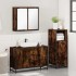 Set de muebles baño 3 pzas madera contrachapada roble