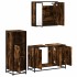 Set de muebles baño 3 pzas madera contrachapada roble