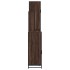 Set de muebles baño 4 pzas madera contrachapada roble