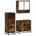 Set de muebles baño 3 pzas madera contrachapada roble