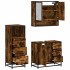 Set de muebles baño 3 pzas madera contrachapada roble