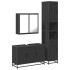 Juego de muebles de baño 3 pzas madera contrachapada