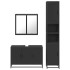 Juego de muebles de baño 3 pzas madera contrachapada