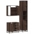 Set de muebles baño 3 pzas madera contrachapada roble