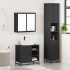 Juego de muebles de baño 3 pzas madera contrachapada