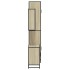 Set de muebles de baño 3 pzas madera contrachapada roble