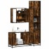 Set de muebles baño 3 pzas madera contrachapada roble