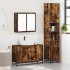 Set de muebles baño 3 pzas madera contrachapada roble