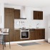 Mueble cocina Kalmar roble marrón 7 pzas madera