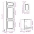 Mueble cocina Kalmar roble marrón 7 pzas madera