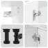 Mueble cocina Kalmar blanco de alto brillo 4
