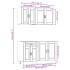 Mueble cocina Kalmar blanco de alto brillo 4