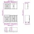 Mueble cocina Kalmar gris hormigón 4 pzas madera