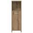 Juego de muebles baño 3 piezas madera ingeniería roble