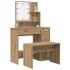 Juego de tocador con LED madera contrachapada madera