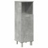Juego muebles de baño 4 pzas madera contrachapada gris