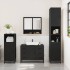 Juego de muebles de baño 3 pzas madera contrachapada
