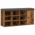 Banco zapatero madera de ingeniería madera vieja 102x32x50