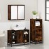 Set de muebles baño 3 pzas madera contrachapada roble