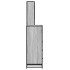 Set de muebles de baño 3 pzas madera contrachapada gris