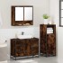 Set de muebles baño 3 pzas madera contrachapada roble