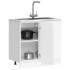 Mueble bajo para fregadero Lucca blanco