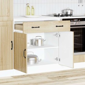 Mueble bajo de cocina Lucca roble