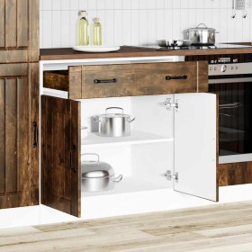Mueble bajo de cocina Lucca roble